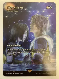 Stay with Me - Rhystic Study (Showcase) Final Fantasy: Through the Ages Regular - Image 1