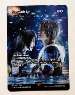 Stay with Me - Rhystic Study (Showcase) Final Fantasy: Through the Ages Regular - Image 1