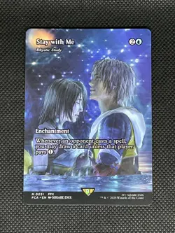 Stay with Me - Rhystic Study (Showcase) Final Fantasy: Through the Ages Regular - Image 1
