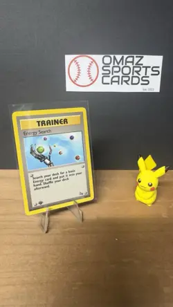 Energy Search #59/62 Fossile 1st Edition Common Trainer Card - NM - Image 1