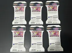 Pokemon TCG Sword & Shield Fusion Strike Sleeved Booster Pack Lot of 6 820650809170 - Image 2