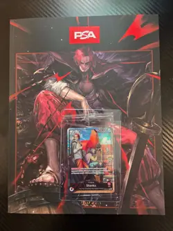 SEALED One Piece SHANKS TCG Promo Card & Magazine PSA Limited Edition July 2025 - Image 1