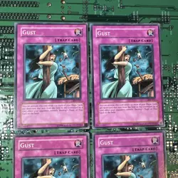 Gust - PSV-017 Pharaoh's Servant Common Trap Yugioh Card 4 - Image 2