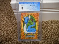 Dragonair Pokemon The First Movie Topps 1999 cgc 8 Die-Cut 11/12 NM M psa card - Image 1