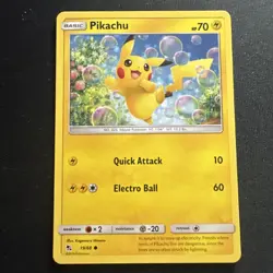 Pikachu 19/68 Hidden Fates Common Pokemon Card 2019 NM-Mint - Image 1