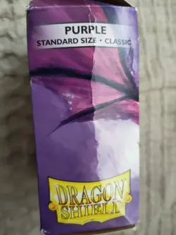 Dragon Shield Card Sleeves 80 Pack Matte Purple TCG Deck Protector Standard - Image 3