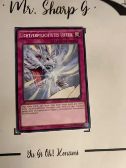 LICHTVERPFLICHTETES URTEIL - RATE-DE095 DEUTSCH Yu-Gi-Oh! CARD COMMON GAME OCG - Image 3