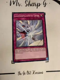 LICHTVERPFLICHTETES URTEIL - RATE-DE095 DEUTSCH Yu-Gi-Oh! CARD COMMON GAME OCG - Image 4