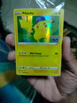 Pokemon Go Pikachu Holo Promo Card Sealed 028/078- NM 2 pcs - Image 2