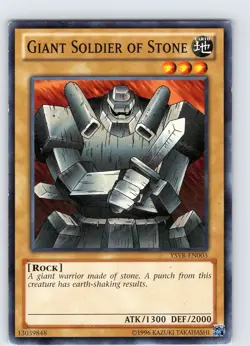 Yu-Gi-Oh TCG Giant Soldier Of Stone YSYR-EN003 Unlimited Regular Common Card LP - Image 1