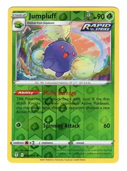 Pokemon TCG Jumpluff SWSH Evolving Skies 004/203 Reverse Holo Rare Card NM - Image 1