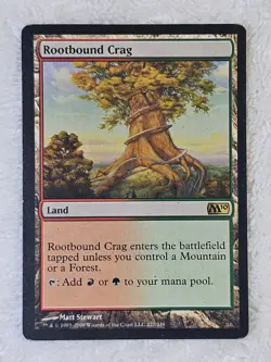 MTG Rootbound Crag #227 Magic 2010 Magic the Gathering Card Rare NM - Image 2