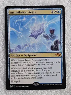 MTG Assimilation Aegis Outlaws of Thunder Junction (OTJ) #192 Mythic NM - Image 1