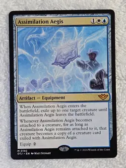 MTG Assimilation Aegis Outlaws of Thunder Junction (OTJ) #192 Mythic NM - Image 2