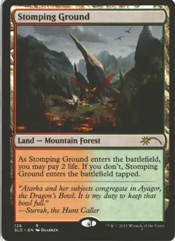 MTG Stomping Ground (126) *Non-Foil* Secret Lair: Culture Shocks Combined Ship - Image 1