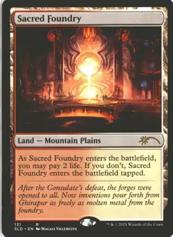 MTG Sacred Foundry (131) *Non-Foil* Secret Lair: Culture Shocks Combined Ship - Image 1