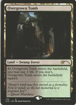 MTG Overgrown Tomb (130) *Non-Foil* Secret Lair: Culture Shocks Combined Ship - Image 1
