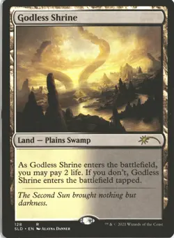 MTG Godless Shrine (128) *Non-Foil* Secret Lair: Culture Shocks Combined Ship - Image 1