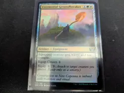 MTG Magic the Gathering FOIL Ceremonial Groundbreaker SNC! - Image 1