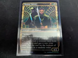 MTG Magic the Gathering FOIL Brazen Upstart Showcase SNC! - Image 1