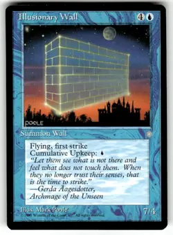 Illusionary Wall Ice Age Regular MTG NM - Image 1