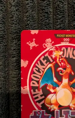 Charizard 1996 Card #000 The Pocket Monster Trainer Japanese, Town Map LP Rare - Image 3
