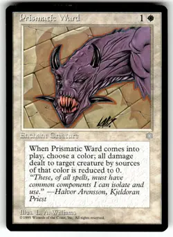 Prismatic Ward Ice Age Regular MTG Magic NM - Image 1