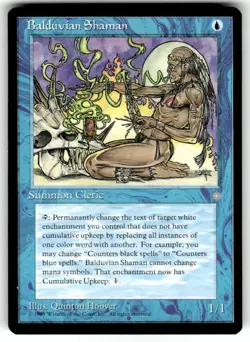 Balduvian Shaman Ice Age Regular MTG NM - Image 1