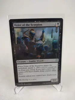 Vizier of the Scorpion - War of the Spark WAR Magic The Gathering MTG - NM+ Foil - Image 1