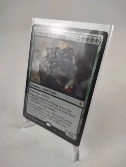 Feasting Troll King - Throne of Eldraine ELD Magic The Gathering MTG - NM+ Foil - Image 1