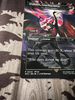 Diabolos, Guardian Force Death's Shadow -MTG Final Fantasy Non Foil - Image 2