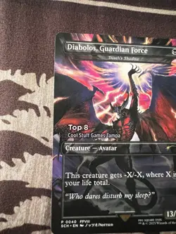 Diabolos, Guardian Force Death's Shadow -MTG Final Fantasy Non Foil - Image 5