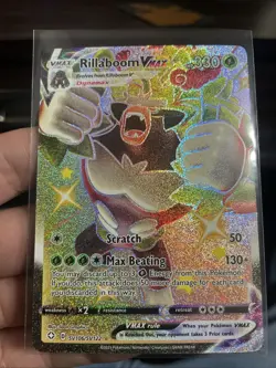 Pokemon TCG Rillaboom VMAX SV106/SV122 Shiny Holo Rare - Shining Fates NM/MINT - Image 2
