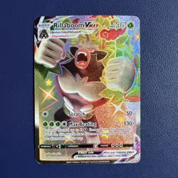 Pokemon TCG Rillaboom VMAX SV106/SV122 Shiny Holo Rare - Shining Fates NM/MINT - Image 1