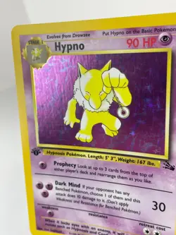 1st Edition Hypno 8/62 - Fossil - Holo - Pokemon - NM - Image 2