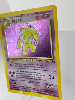 1st Edition Hypno 8/62 - Fossil - Holo - Pokemon - NM - Image 3