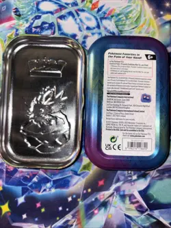 Jolteon Prismatic Evolutions Mini Tin - Empty Tin + Art Card & Coin - Image 5