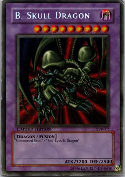 Yugioh B. Skull Dragon Secret Rare Holo BPT-006 Limited Edition MP-HP - Image 1