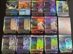 MTG Final Fantasy Borderless Foil Card Set 30 x Japanese Art Series Cards - Image 2