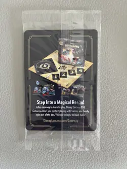 Disney Lorcana D23 2025 Gold Member Exclusive Gift Iago 8/Foil Promo Card Sealed - Image 2