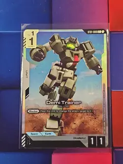 Gundam Card Game ST01-008 C+ Demi Trainer NM Alt Art - Image 1