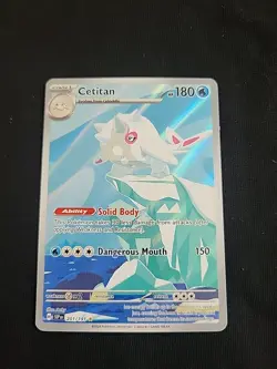 Pokemon TCG Cetitan Illustration Rare Card 201/191 Surging Sparks Mint - Image 1