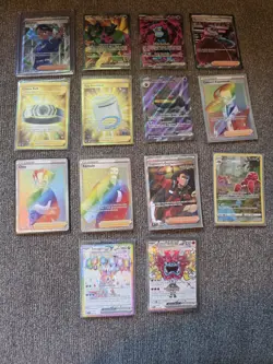 Pokemon Secret Rare Card Lot 14 Cards - Image 1