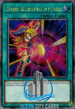 Yugioh Dark Burning Attack RA04-EN245 Quarter Century Card 1st Edition - Image 3