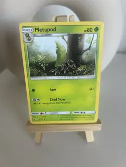 Pokemon Sun & Moon Burning Shadows TCG Card Metapod 2/147 - Image 1