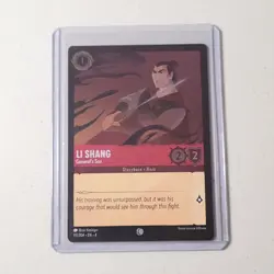Li Shang General’s Son 111/204 Cold Foil Disney Lorcana Ursula’s Return Card NM - Image 1