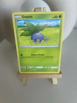 Pokemon Sun & Moon Burning Shadows TCG Card Oddish 4/147 - Image 1