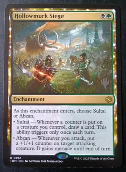 MTG Tarkir Dragonstorm - Hollowmurk Siege - Rare Promo - Image 1