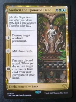 MTG Tarkir Dragonstorm - Awaken The Honored Dead - Rare Promo - Image 1