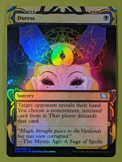 FOIL Duress x1 Strixhaven: Mystical Archive 1x MTG Magic the Gathering - Image 1